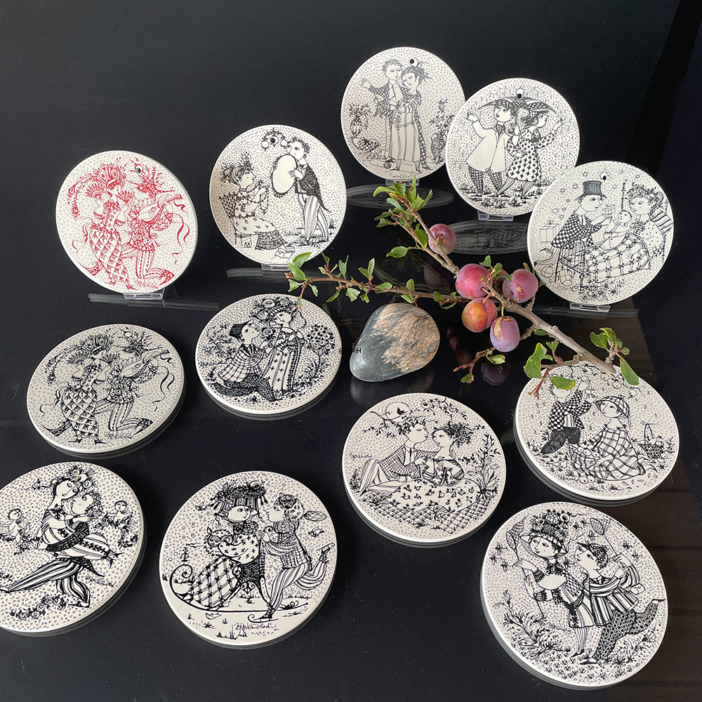 Wiinblad Smørbrik, Oktober, sort nr. 3013-10