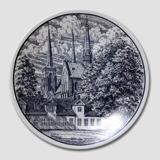 Churchplate with the Roskilde Cathedral, Kera Porcelain