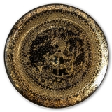 Spring Wiinblad black with gold Nymolle, diameter 22 cm