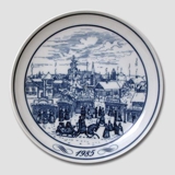 1985 Plate with Christmas Fair, Hutschenreuther