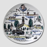 Stavangerflint Motiv fra Himmelbjerget