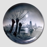 Plate with Willow Trees