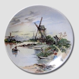Keramikplatte med Mølle