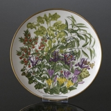 Franklin Porcelain, Wedgwood, Plate with Flowers of the year coll. February