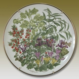 Franklin Porzellan, Wedgwood, Teller mit Blumen des Jahres Februar