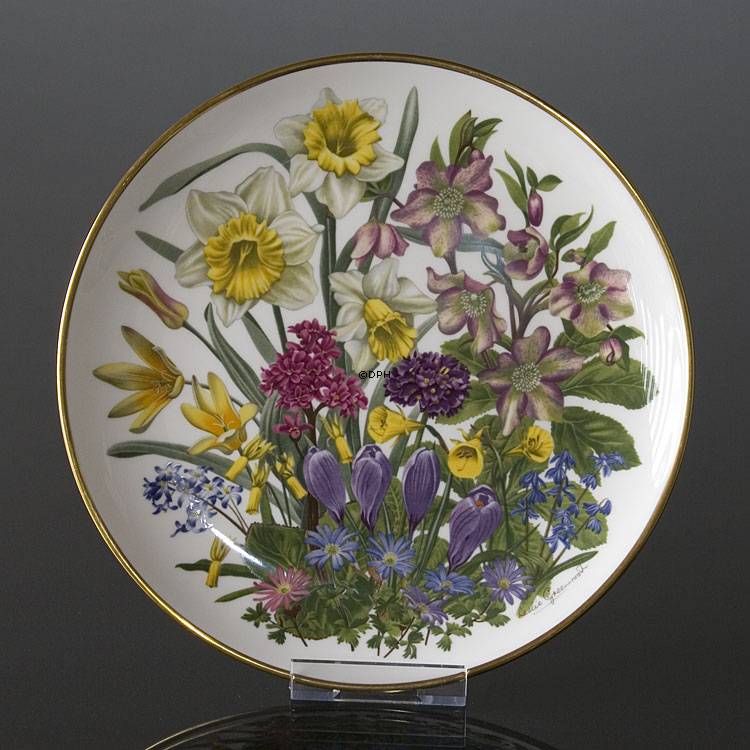 Franklin Porcelain, Wedgwood, Blomster platte serie, Marts