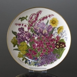 Franklin Porzellan, Wedgwood, Teller mit Blumen des Jahres Mai