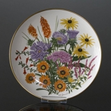 Franklin Porcelain, Wedgwood, Plate with Flowers of the year coll. September