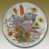 Franklin Porcelain, Wedgwood, Plate with Flowers of the year coll. September