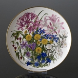 Franklin Porcelain, Wedgwood, Plate with Flowers of the year coll. October