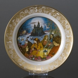 Franklin Porcelæn, Platte eller Tallerken i serien Grimms Eventyr - 6