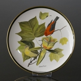Franklin Porcelain Wedgwood, 1977, Songbirds of the World, Scarlet Tanager