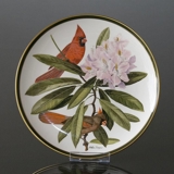 Franklin Porcelain Wedgwood, 1977, Songbirds of the World, Cardinal