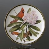 Franklin Porzellan Wedgwood, 1977, Singvögel der Welt, Kardinal