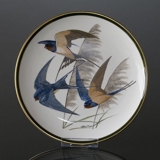 Franklin Porcelain Wedgwood, 1977, Songbirds of the World, Barn Swallow