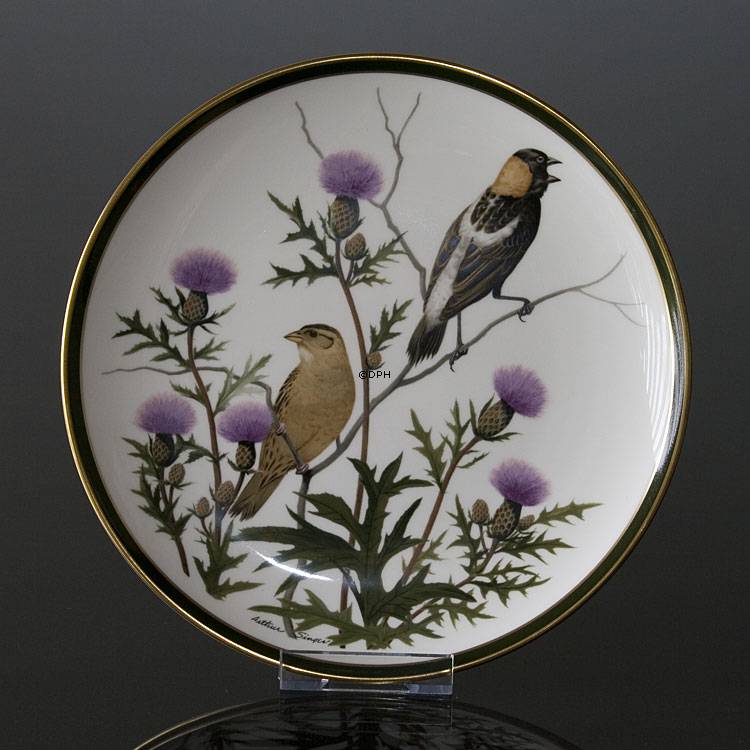 Franklin Porcelain Wedgwood, 1977, Verdens Sangfugle, Bobolink