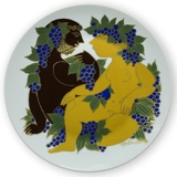 Bjørn Wiinblad dish or plate, with Man and Woman