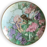 Villeroy & Boch plate, no. 2nd plate in the seriesThe Flower Fairies Collection - the Sweet Pea Fairy