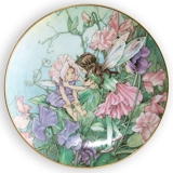 Villeroy & Boch plate, no. 2nd plate in the seriesThe Flower Fairies Collection - the Sweet Pea Fairy