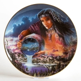 Royal Doulton Teller mit amerikanischem Motiv: Das Wasser des Lebens