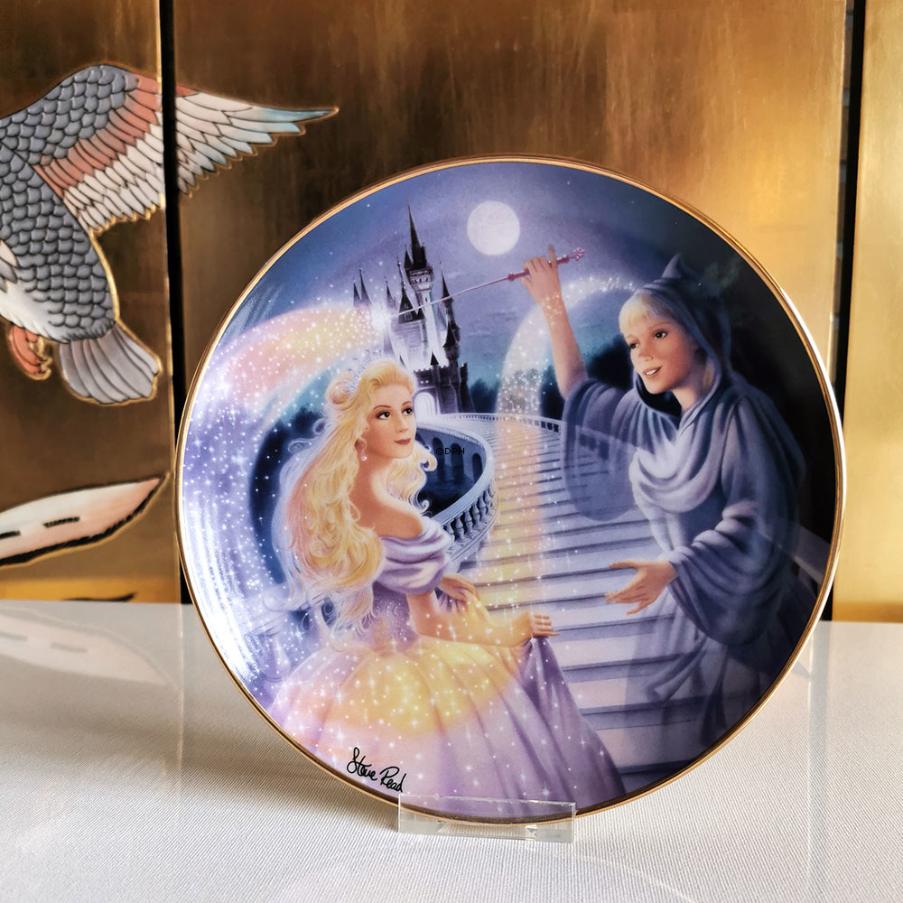 Franklin Porcelæn platter med eventyr, sæt med 12 forskellige