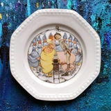 Christineholm Porcelæn platter med H.C. Andersens eventyr, sæt med 6 forskellige
