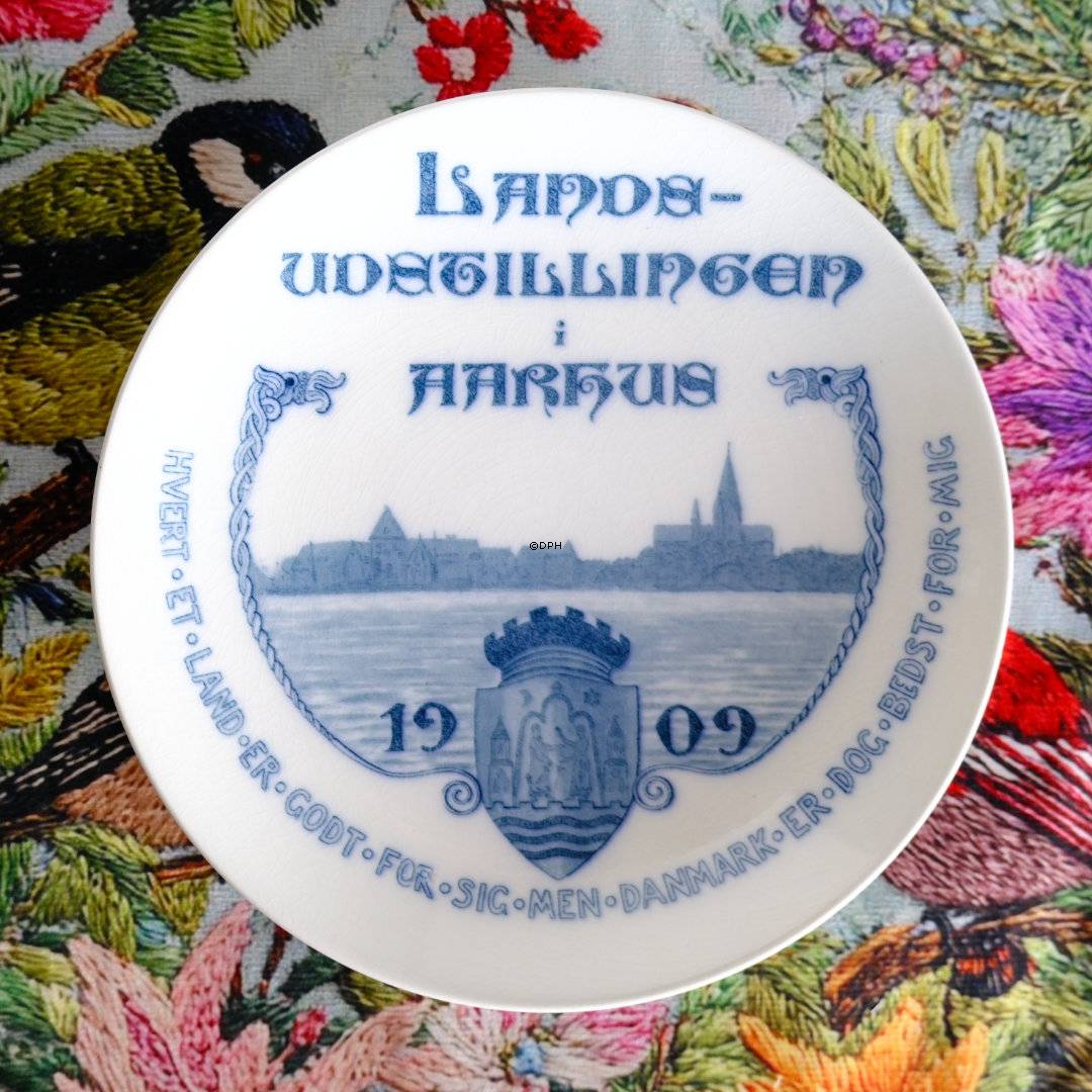 Platte fra 1909, LANDSUDSTILLINGEN i AARHUS,