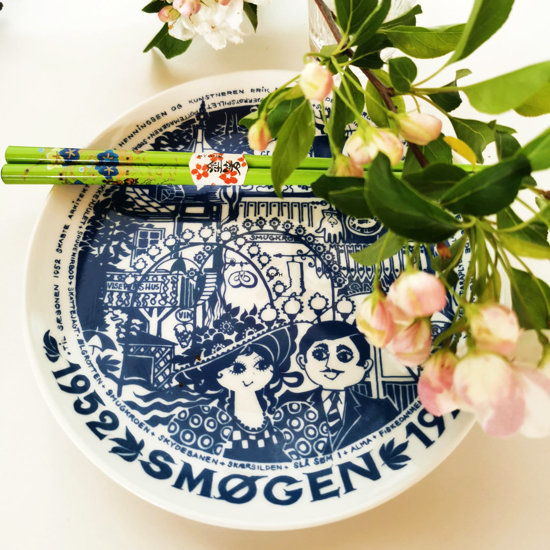 Tivoliplatte med motiv af "Smøgen"