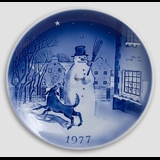 The Snow Man - 1977 Desiree Hans Christian Andersen Christmas plate