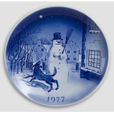 The Snow Man - 1977 Desiree Hans Christian Andersen Christmas plate