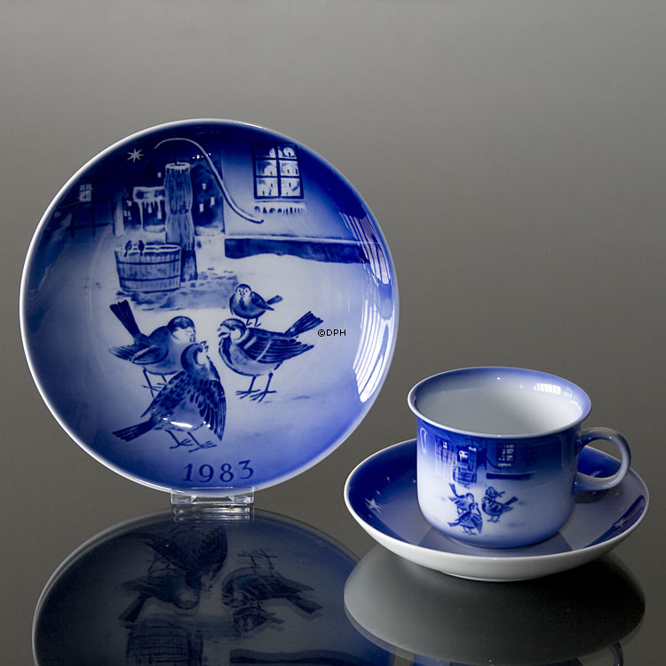 Årets 
Historie - 1983 Desiree H. C. Andersen Juleplatte, kagetallerken