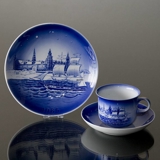 Kronborg Castle - 1985 Desiree Hans Christian Andersen Christmas plate, cake plate