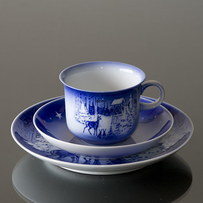 Klokken - 1986 Desiree H. C. Andersen Juleplatte, kagetallerken