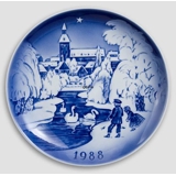 The Bell Deep - 1988 Desiree Hans Christian Andersen Christmas plate, cake plate