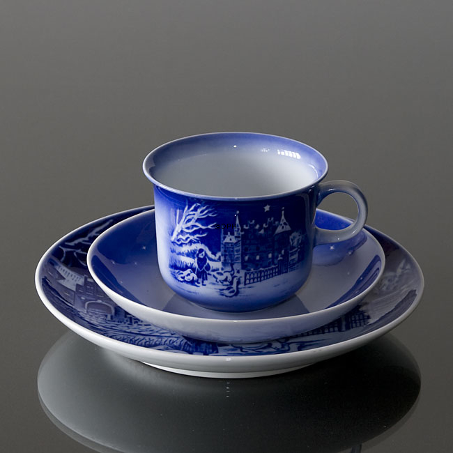 Alt på sin
 rette plads - 1995 Desiree H. C. Andersen Juleplatte, kagetallerken