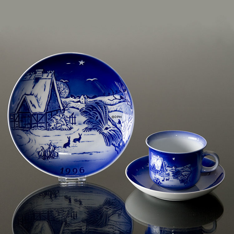 Sommergækken - 1996 Desiree H. C. Andersen Juleplatte, kagetallerken