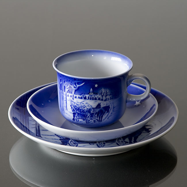 Gartneren 
og Herskabet - 1998 Desiree H. C. Andersen Juleplatte, kagetallerken