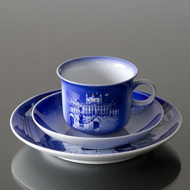 Fredensborg Slot - 2001 Desiree H. C. Andersen Juleplatte, kagetallerken