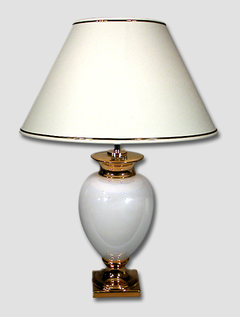 Rikke, Bordlampe hvid/guld