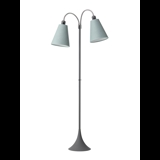 Pedestrian Floor Lamp with two lamp heads, Nielsen Light, Excluding Lampshades