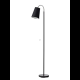 Solo Floor Lamp Black with black lamp shade, Nielsen Light