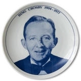 Elgporslin svensk mindeplatte Bing Crosby 1904-1977