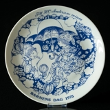 1975 Elgporslin Children's Day plate, H. C. Andersen