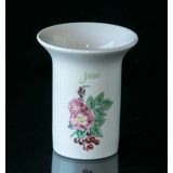 Elgporslin Monthly Vase with Flower June