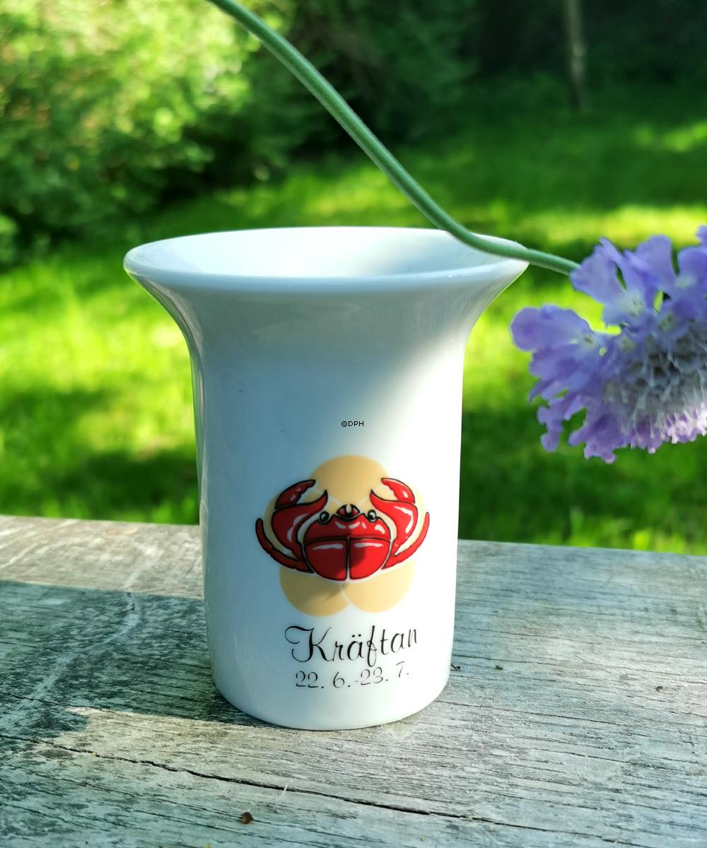 Elgporslin stjernetegnsvase Krebsen