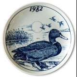 1982 Elg porslin plate with Wild birds, Duck