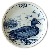 1982 Elg porslin plate with Wild birds, Duck