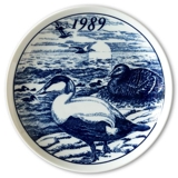 1989 Elg Porslin Teller mit Wildvögeln, Ente