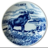 1979 Elg porslin plate Wilderness Series, Moose