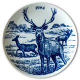 1984 Elg porslin plate Wilderness Series, Deer